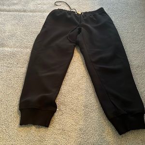 Aritzia crepe joggers